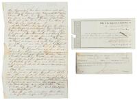 Three original documents relating to the California Gold Rush