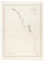 Carte Générale d'une Partie de la Côte du Nord-Ouest de l'Amérique reconnue par les Frégates Françaises La Boussole et l'Astrolabe Assujettie au point jouralier de la Frégate la Boussole déterminé astronomiquement par M. Dagelet