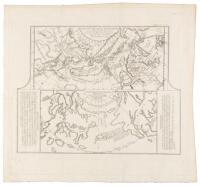 Carte des Nouvelles D&eacute;couvertes dress&eacute;e par Phil. Buache Pr. G&eacute;ogr? du Roi pr&eacute;sent&eacute;e &agrave; l'Acad? des Sciences le 9 Aout 1762...[on sheet with] Extrait d'une Carte Japonoise de l'Univers apport&eacute;e en Europe par K&aelig;mpfer et depos&eacute;e dans le cabinet de feu Mr. Ha
