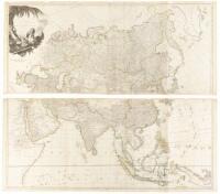 Asia According to the Sieur D'Anville Divided into its Empires, Kingdoms and States Showing the European Settlements in the East Indies