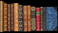 Collection of finely bound volumes