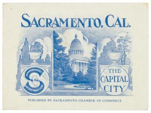 Sacramento, Cal. The Capital City.