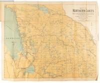 The Northern Lakes District of Ontario Showing All Rivers Lakes Islands in the Georgian Bay, Parry Sound, Nipissing, Muskoka, Haliburton, Algonquin Park and the Kawartha Lakes Districts... (Cover title)