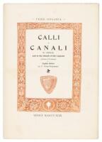 Calli E Canali in Venice and in the Islands of the Lagoons 1899