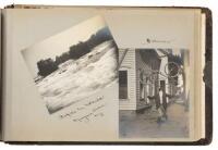 Buffalo Park photograph album presented to a fiancé for Christmas, 1897