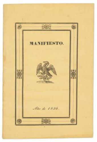 Manifesto Del Congreso General En El Presente Año