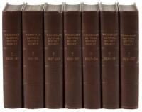 Memoirs of the Wernerian Natural History Society, 1808-1837 Bound in Seven Volumes