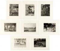 Collection of 44 b&w Polaroid photographs of Lacandon Indians, plus related material