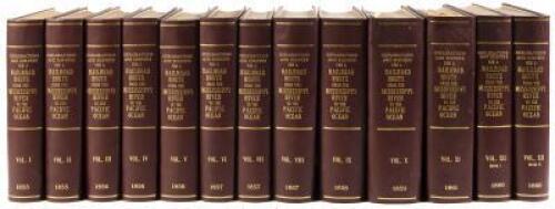 Reports of Explorations and Surveys, to Ascertain the Most Practicable and Economical Route for A Railroad from the Mississippi River to the Pacific Ocean. Made Under the Direction of the Secretary of War, in 1853-54...