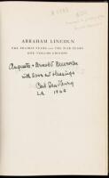 Abraham Lincoln: The Prairie Years and The War Years. One-Volume Edition