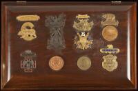 Wooden Humidor with California medals mounted to top