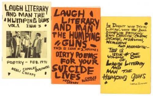 Laugh Literary and Man the Humping Guns – complete, all 3 issues inscribed