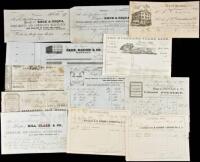 Twelve pieces of ephemera from or relating to California