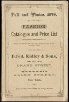 Catalogue of Edward Ridley & Sons. Fall and Winter, 1879-80