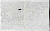 Autograph Letters Signed by J.K. Beltins, to his cousin Ashman, relating events n Shasta Valley and Yreka, California