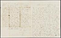 Autograph Letter Signed by Octavius Jones, in Sacramento, to his wife Aurelia back east