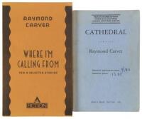 Two advance uncorrected proof copies by Raymond Carver
