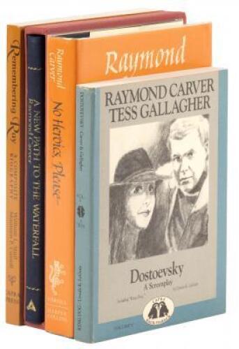 Four works by or about Raymond Carver signed by Tess Gallagher