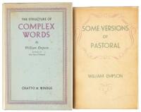 Some Versions of Pastoral [with] The Structure of Complex Words