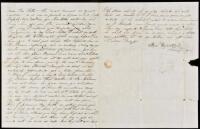 Autograph Letter Signed by Jeremy Taylor, from Sacrament, to a business partner in New London, Connecticut