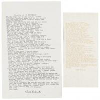 Tissue paper copy of Crucifix in a Deathhand manuscript used in the printing of the book