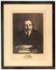 Etched portrait of Robert Louis Stevenson