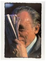 Large color print of Bukowski by Michael Montfort