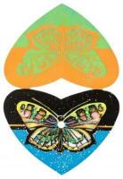 Air-drop butterfly card issued by the Brotherhood of Eternal Love to distribute Orange Sunshine LSD