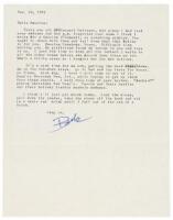 Original signed typescript letter with envelope