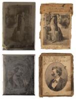 Six steel engraving plates - four from Mark Twain's The Gilded Age, Vol. 1