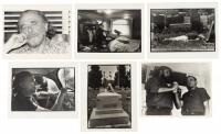 Six photographs of Charles Bukowski by Michael Montfort and others