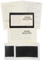 Mind Breaths: Poems 1972-1977 - original paste-ups and related ephemera