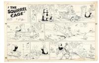"The Squirrel Cage" Sunday Strip Original Art