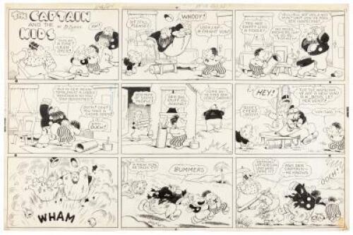 "The Captain and the Kids" Original Comic Art, 1942 Sunday Strip