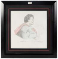 Original Color Sketch of Superman