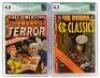 THREE DIMENSIONAL EC CLASSICS No. 1 [and] THREE DIMENSIONAL TALES FROM THE CRYPT OF TERROR No. 2 * Lot of Two 3D ECs
