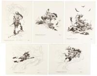 Frazetta's Kubla Khan Portfolio * Signed