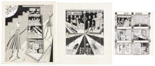 "We're Depressed" Original Art * Three Pages