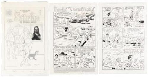 Sabrina the Teenage Witch No. 6: Original Art for Front Cover and Entire Issue