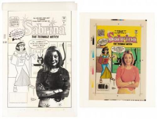 Sabrina the Teenage Witch Nos. 2 & 3: Original Art for Front Covers and Entire Issues, Plus Cover Proofs