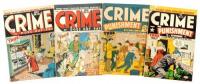 CRIME DOES NOT PAY Nos. 53 & 57 [and] CRIME AND PUNISHMENT Nos. 3 & 59 * Lot of Four Crime Comics