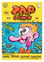 ZAP COMIX No. 2 * True 1st Printing ("Head First" Miscut) * Signed by Rick Griffin