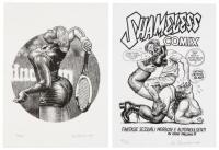 Two Signed Limited Prints: Serena Williams [and] Shameless Comix