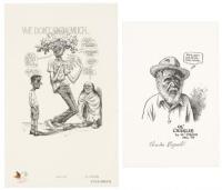 Two R. Crumb Prints, Signed by Crumb and Charles Plymell