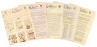 Full Set of Five EC FAN-ADDICT CLUB BULLETINS