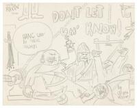 Pirate Days ("Don't Let Um' Know!") Original Comic Artwork