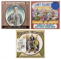 Lot of Three Record Albums with R. Crumb Cover Art * Signed by Crumb