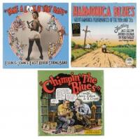 Lot of Three Record Albums with R. Crumb Cover Art * Signed by Crumb