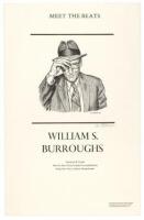 "Meet the Beats" William S. Burroughs Poster, Signed by R. Crumb