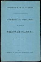 Prospectus for New Zealand Wire-Cable Tramway sent to Andrew Hallidie in San Francisco